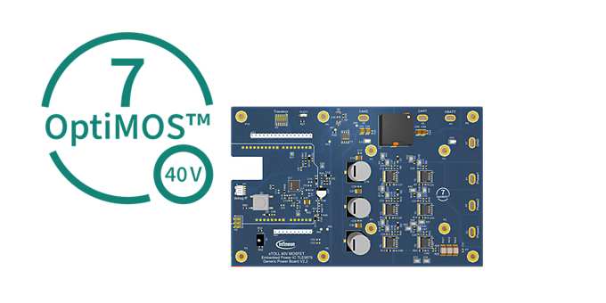 Evaluation board with latest OptiMOS™ 7 MOSFETs