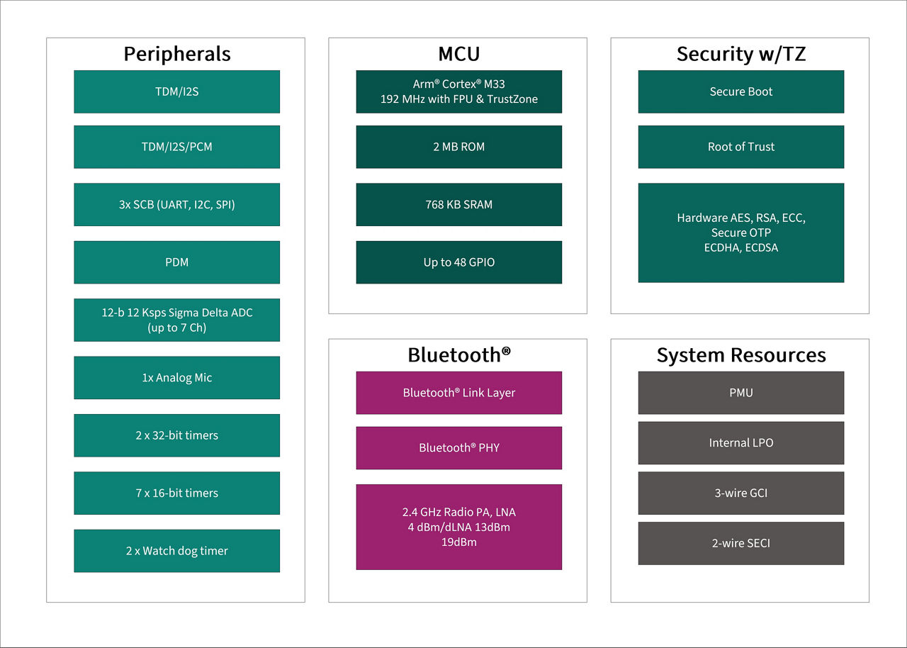 CYW55310 Block Diagram