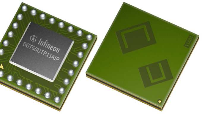 XENSIV™ 60 GHz radar sensor BGT60UTR11AIP