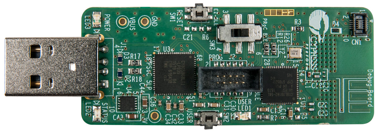 BLE-USBブリッジボード