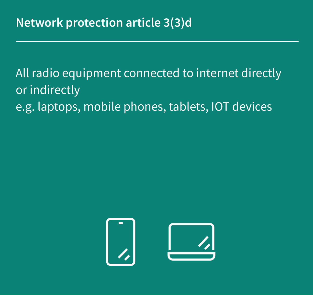 Network protection article 3(3)d