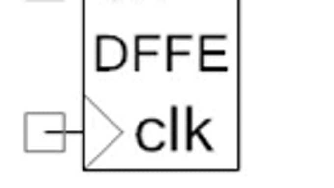 D flip flop w/enable