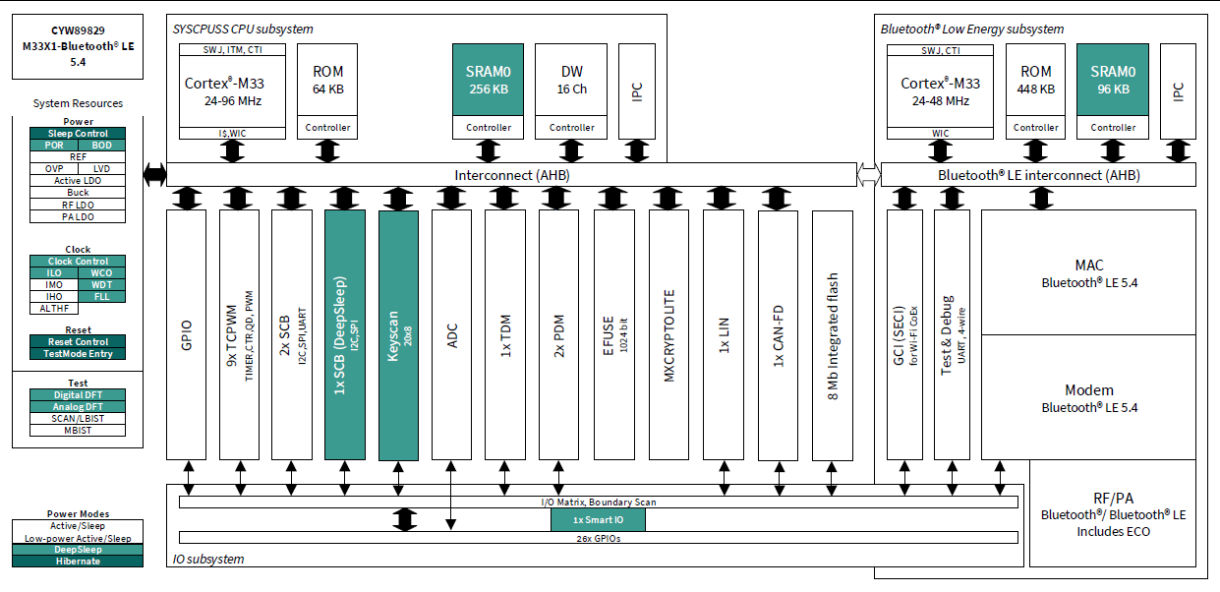 CYW89829 Block Diagram