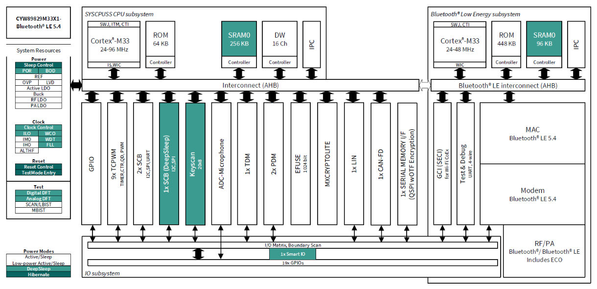 CYW89829 Block Diagram