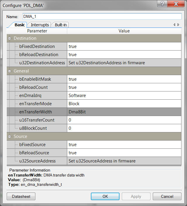 DMA-Component-Parameter-Editor
