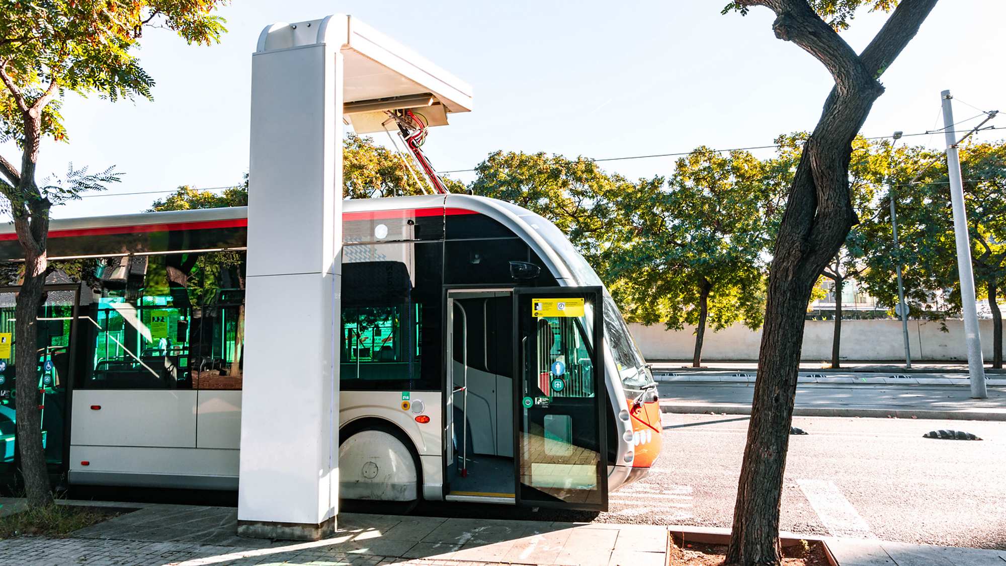 woman waiting at busstop