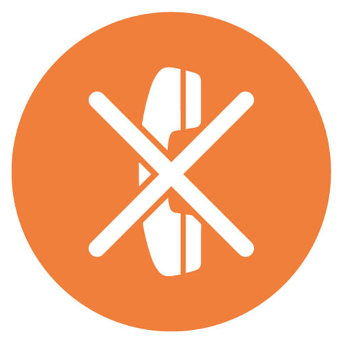 Emergency Icon Telephone Lines