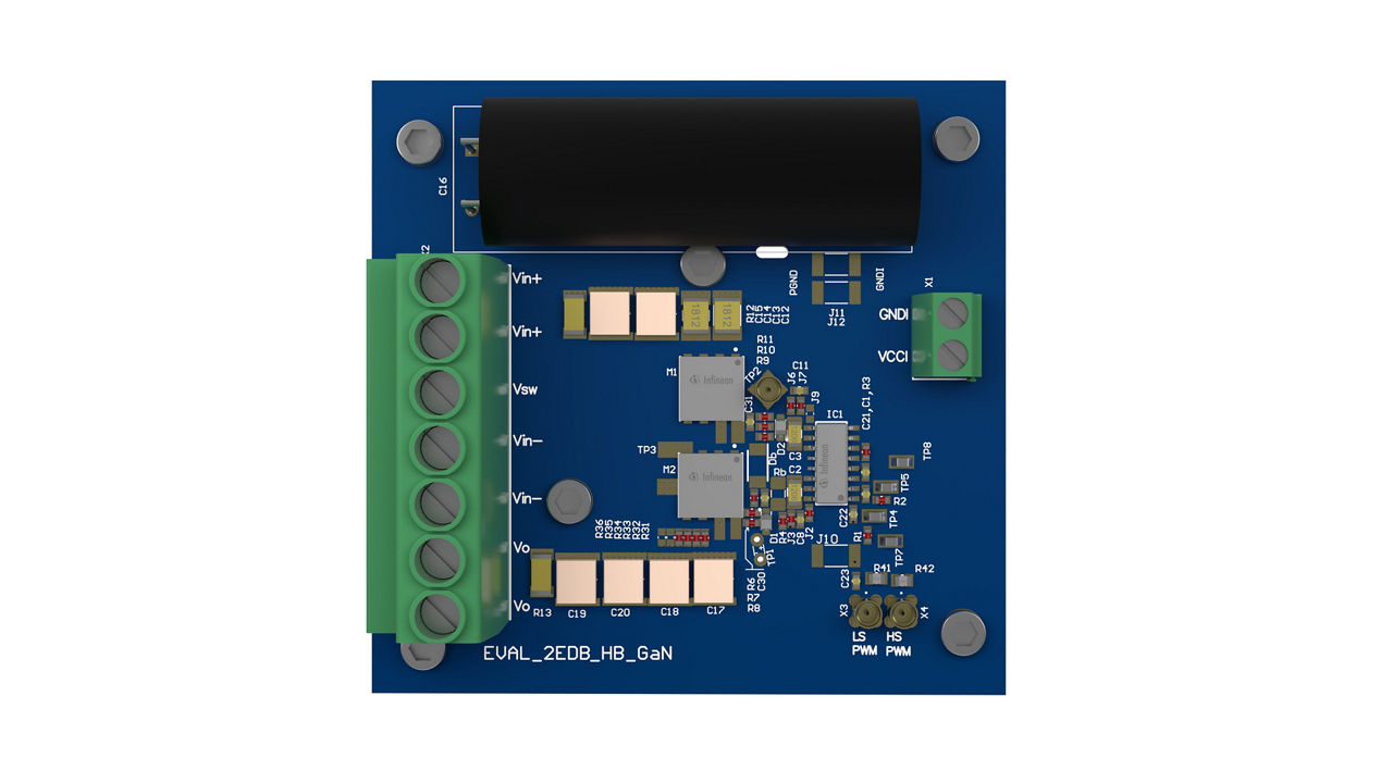 gan ページ EVAL-2EDB-HB-GAN - 評価ボード | インフィニオン テクノロジー