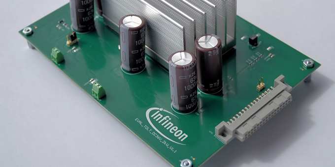 2 kW BLDC motor drive inverter power board based on TOLT