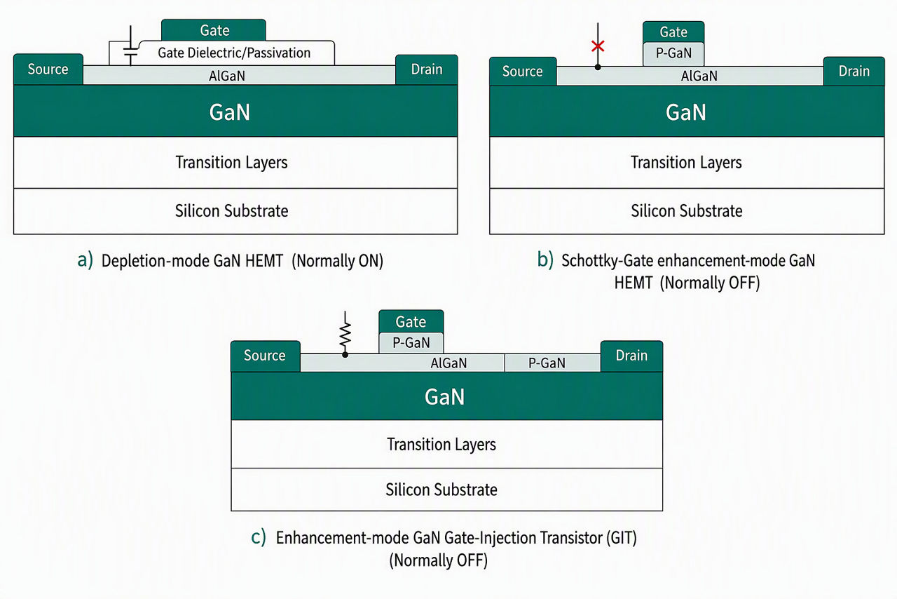 GaN HEMT - Structure, physics & E-HEMTs
