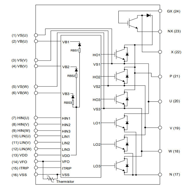 CIPOS_Dual_In-Line_PFC_integrated