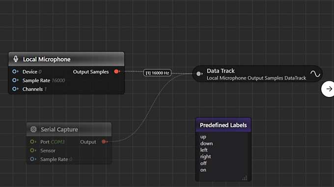 Imagimob Graph UX Data-Capture