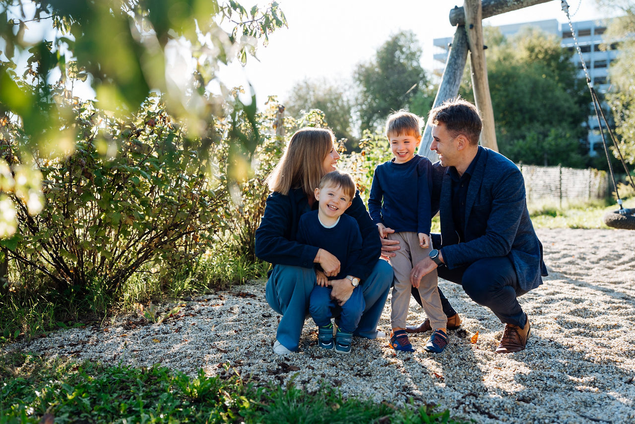 Family in the IDC-Kindergarten