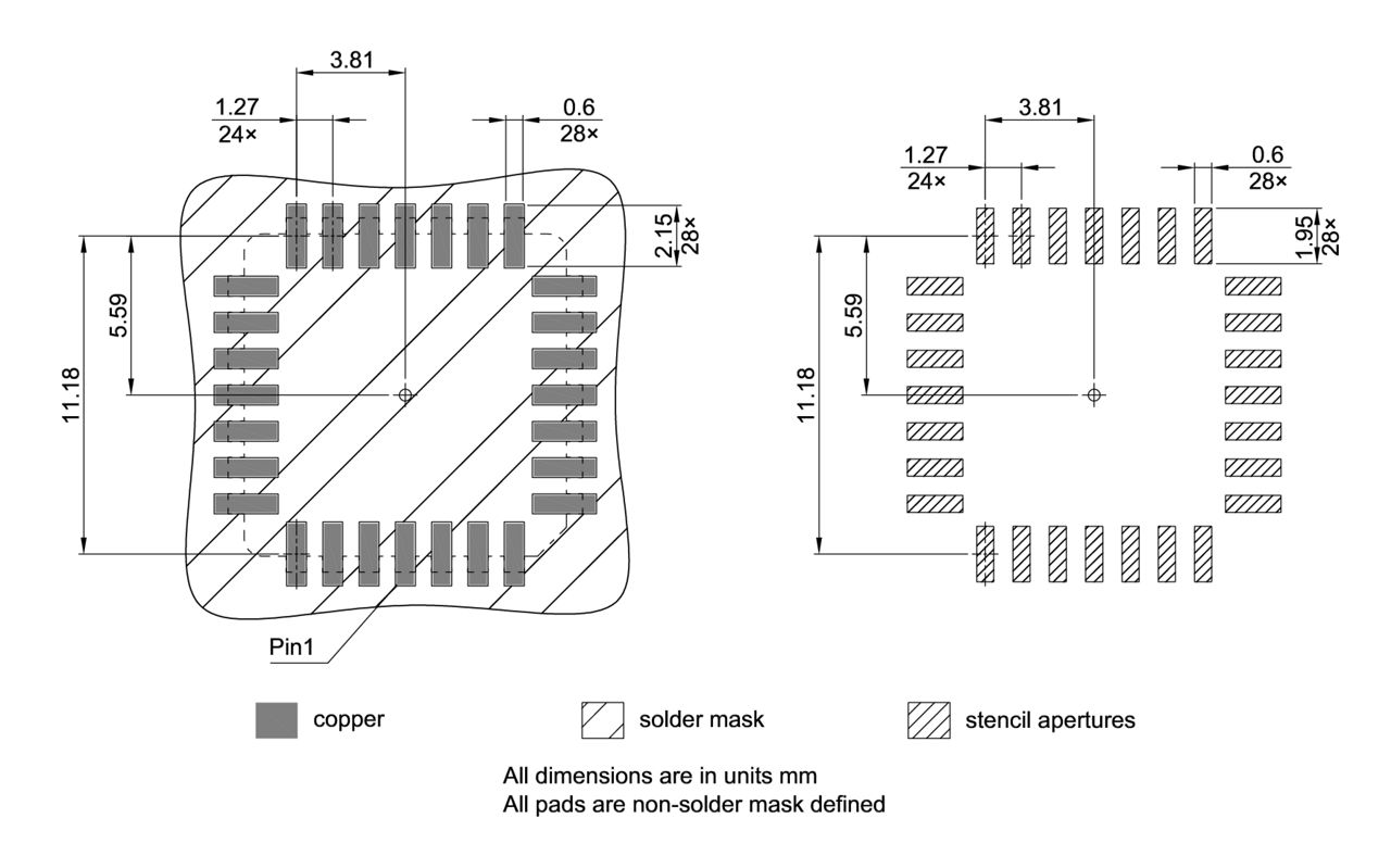 C-LCC-28-800_Footprint Drawing