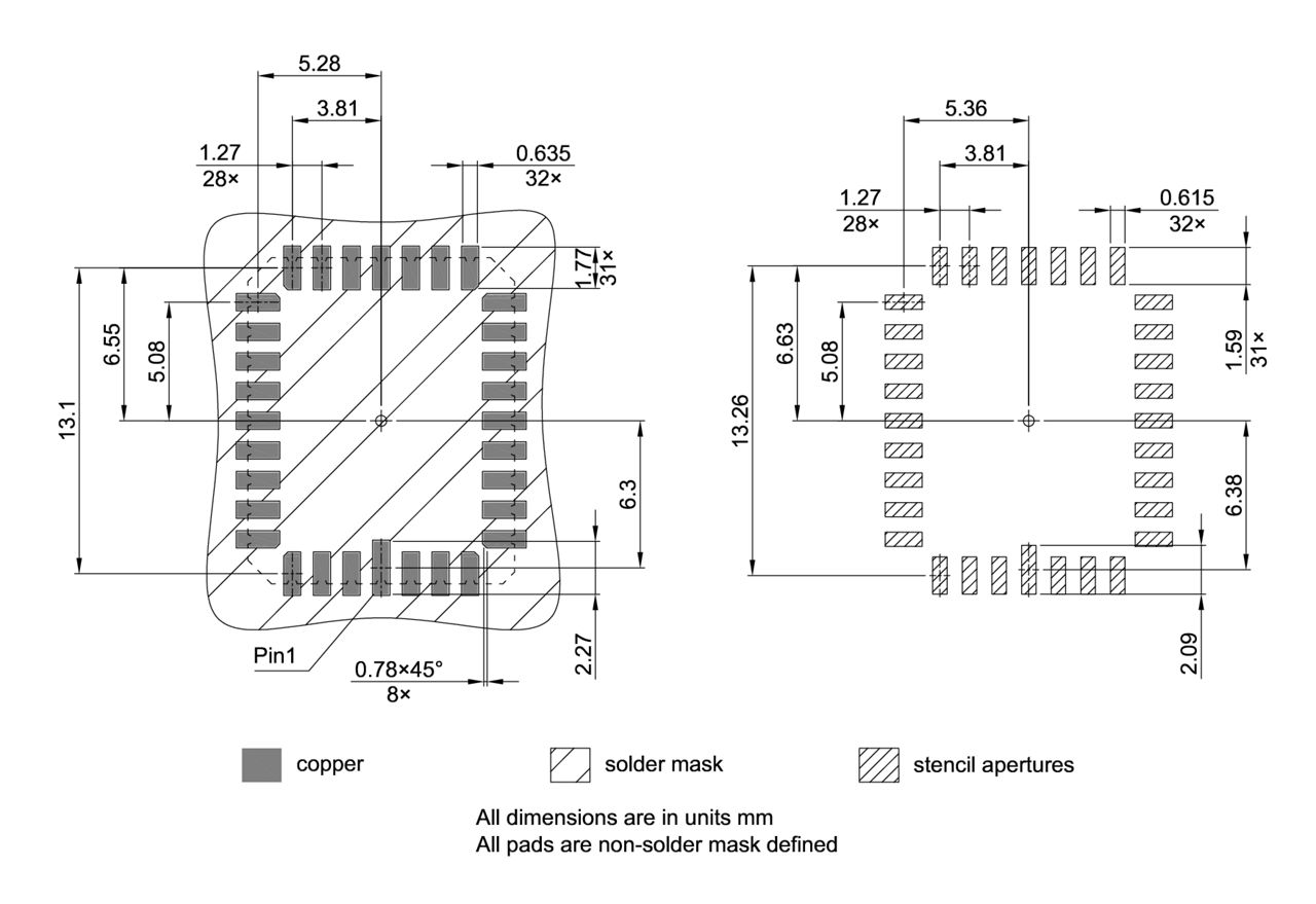 C-LCC-32-801_Footprint Drawing