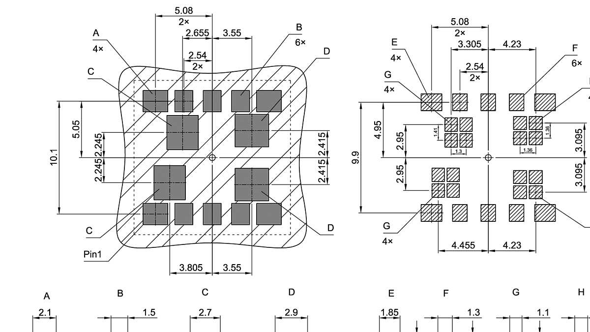 LG-MLGA-14-1_Footprint Drawing