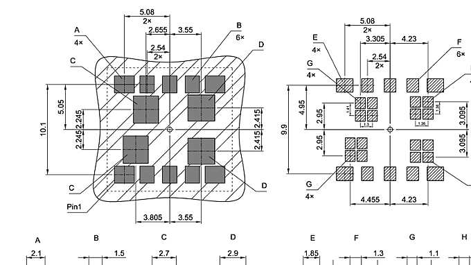 LG-MLGA-14-1_Footprint Drawing