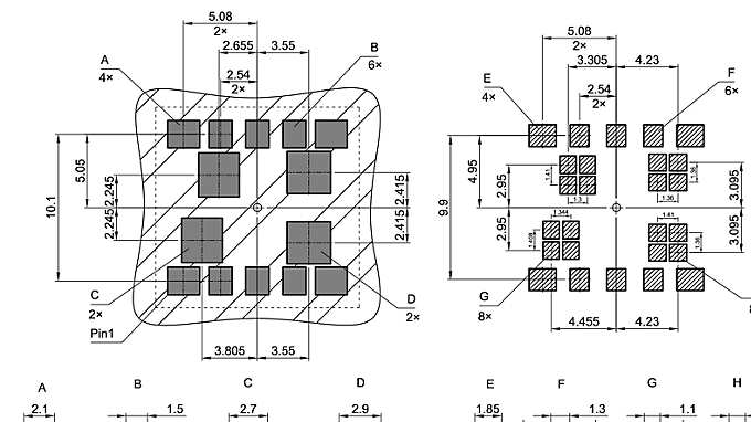 LG-MLGA-14-3_Footprint Drawing