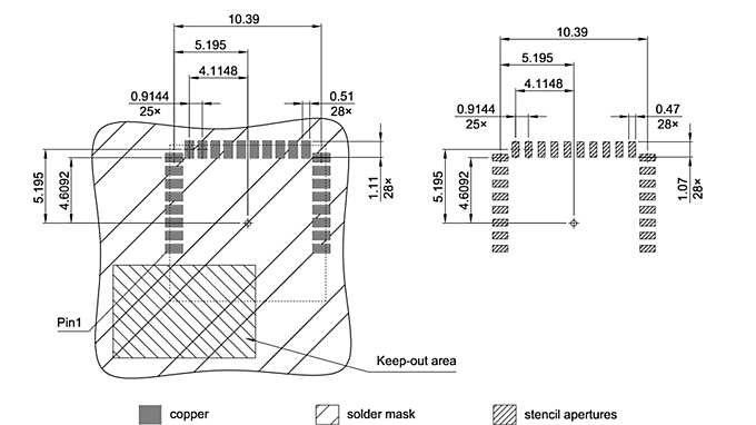 LG-MLGA-28-800_Footprint Drawing