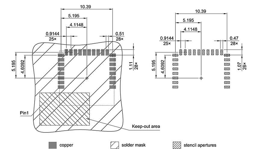 LG-MLGA-28-800_Footprint Drawing