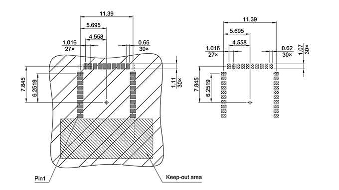 LG-MLGA-30-800_Footprint Drawing