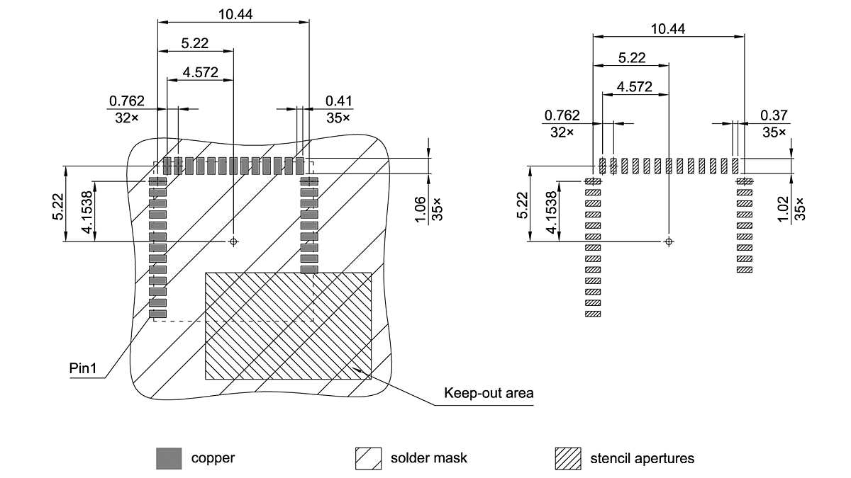 LG-MLGA-35-801_Footprint Drawing
