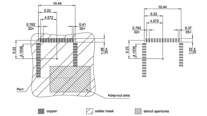 LG-MLGA-35-801_Footprint Drawing