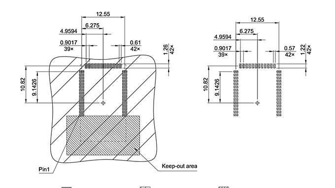 LG-MLGA-42-800_Footprint Drawing