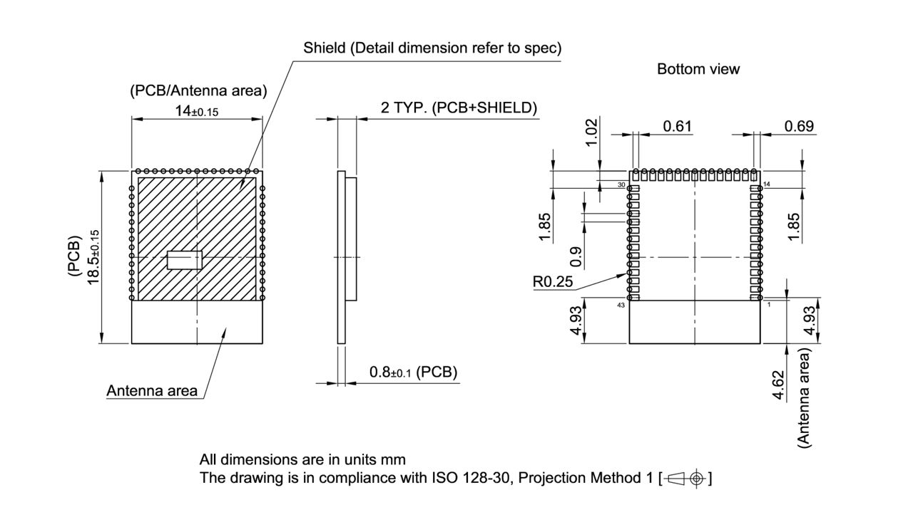 LG-MLGA-43-800_Package Outline