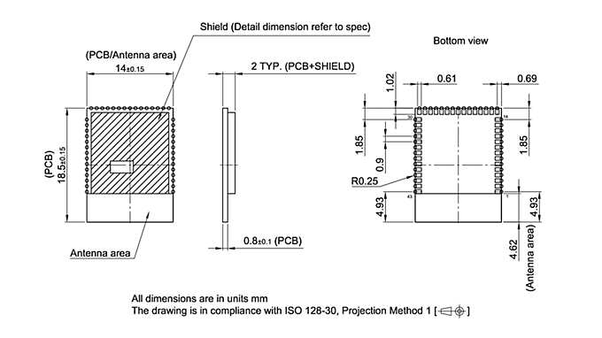 LG-MLGA-43-800_Package Outline