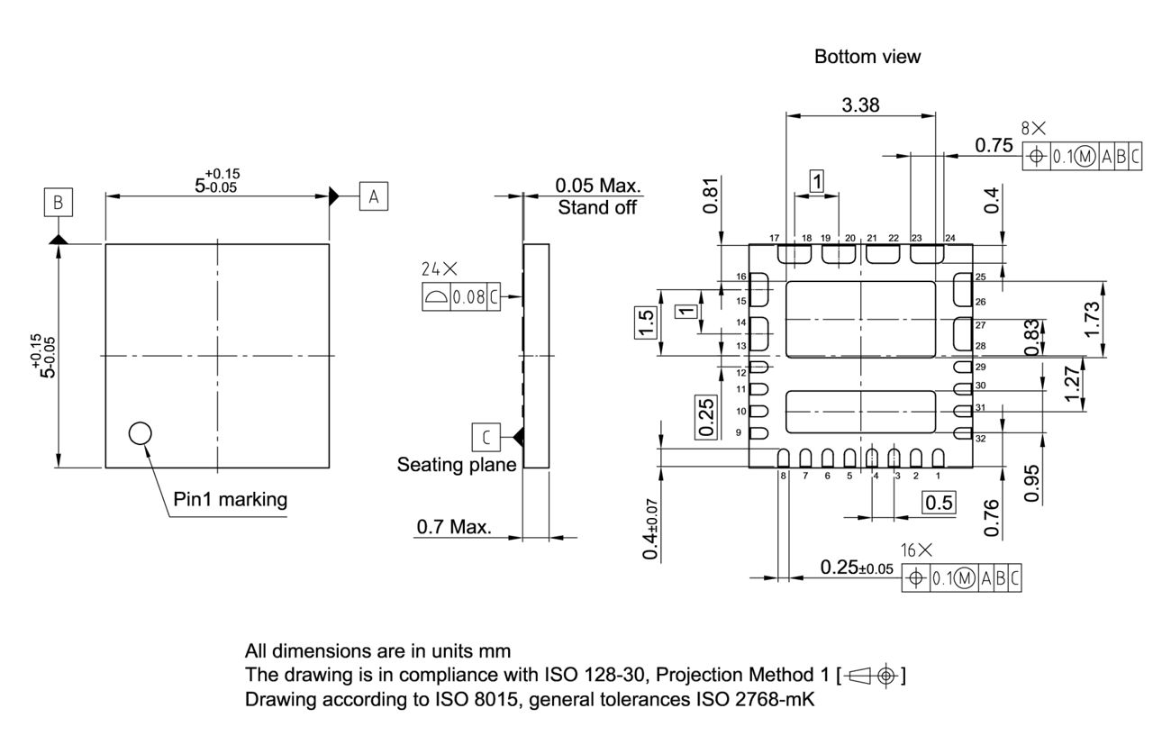 LG-UIQFN-32-2_Package Outline