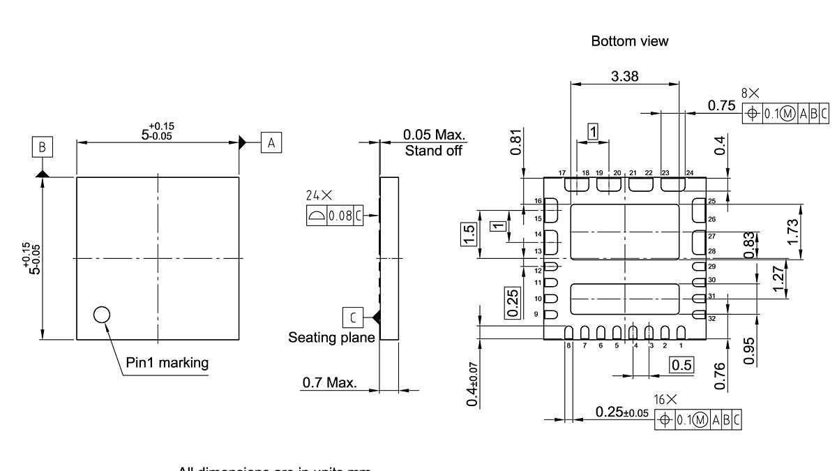LG-UIQFN-32-2_Package Outline
