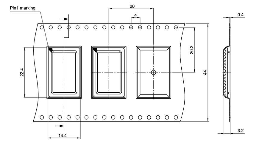 P-BGA-119-800_Tape and Reel