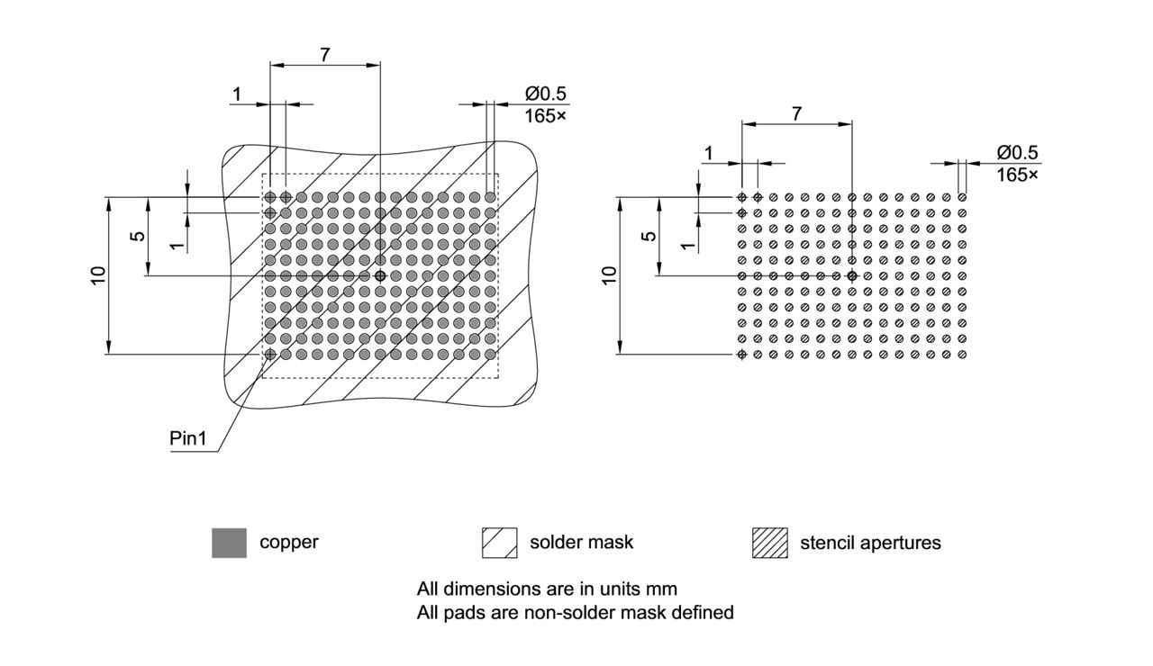 P-BGA-165-801_Footprint Drawing