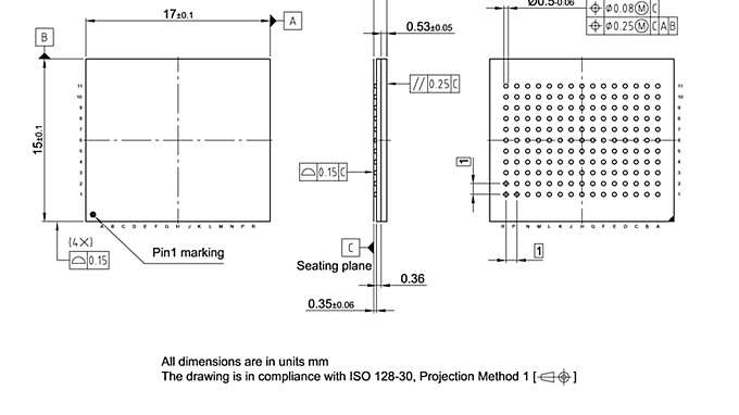 P-BGA-165-802_Package Outline