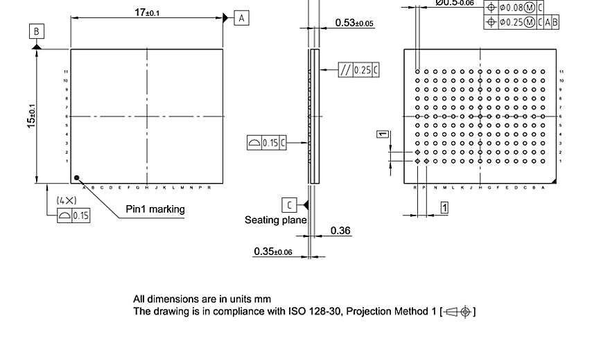 P-BGA-165-802_Package Outline