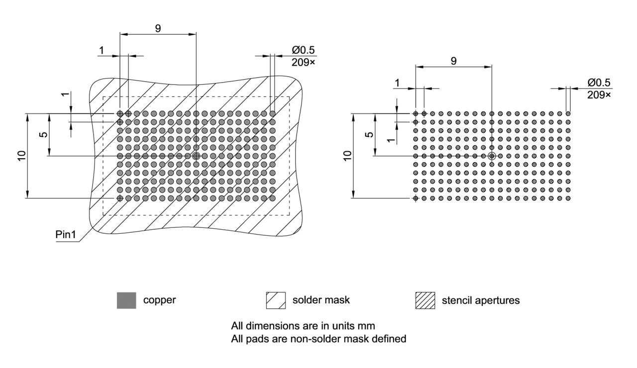 P-BGA-209-800_Footprint Drawing
