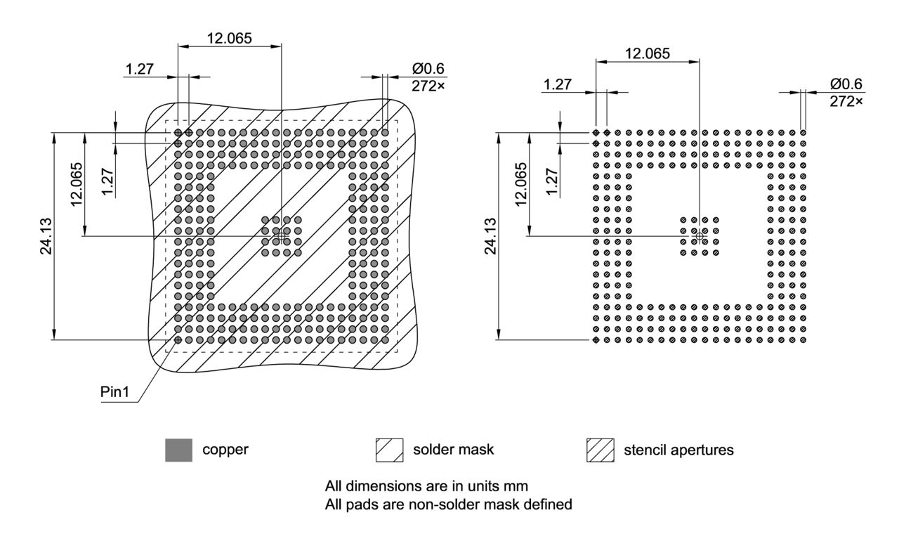 P-BGA-272-800_Footprint Drawing