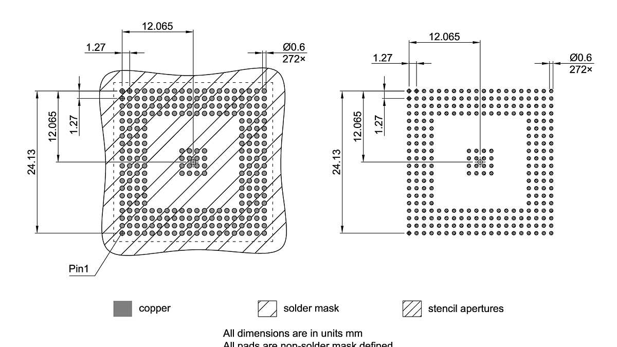 P-BGA-272-800_Footprint Drawing