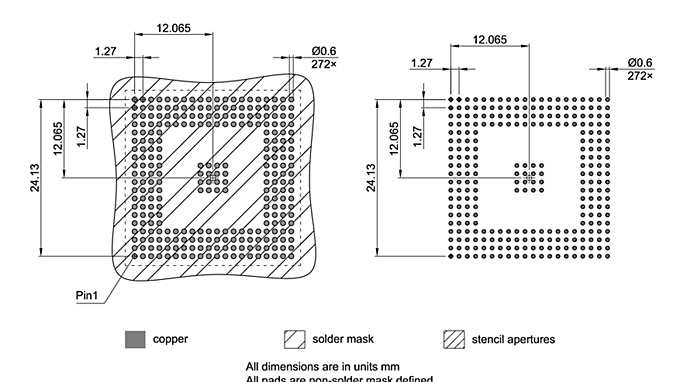 P-BGA-272-800_Footprint Drawing