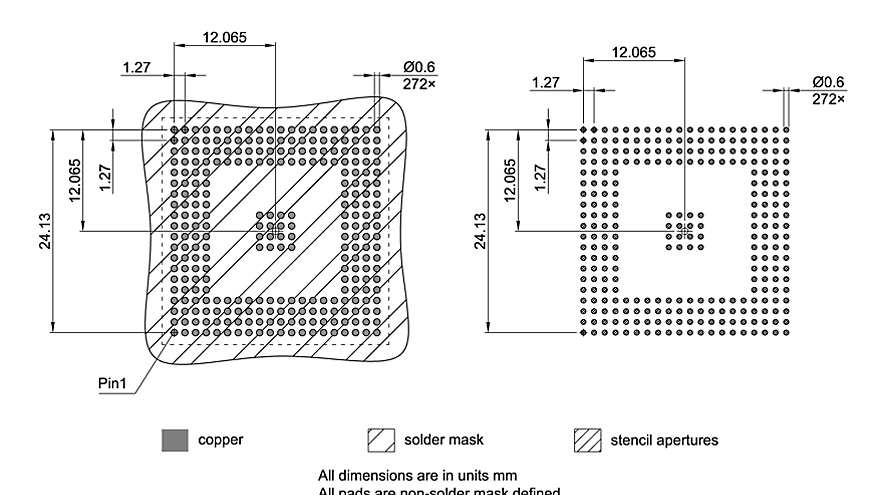 P-BGA-272-800_Footprint Drawing