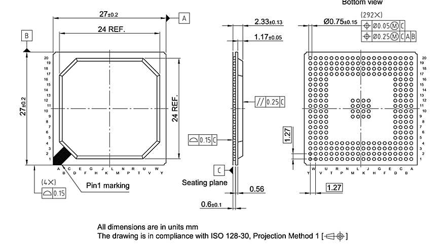 P-BGA-272-800_Package Outline