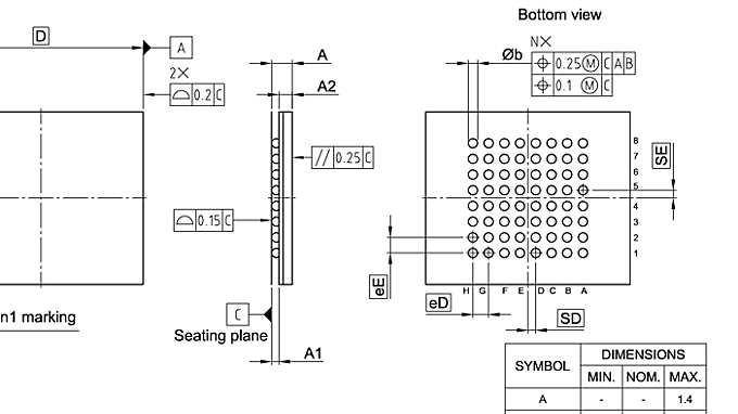 P-LFBGA-64-800_Package Outline