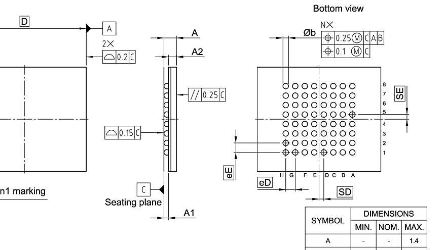 P-LFBGA-64-800_Package Outline
