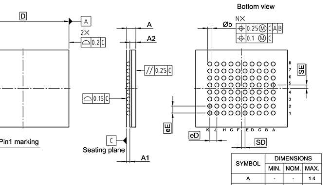 P-LFBGA-80-800_Package Outline