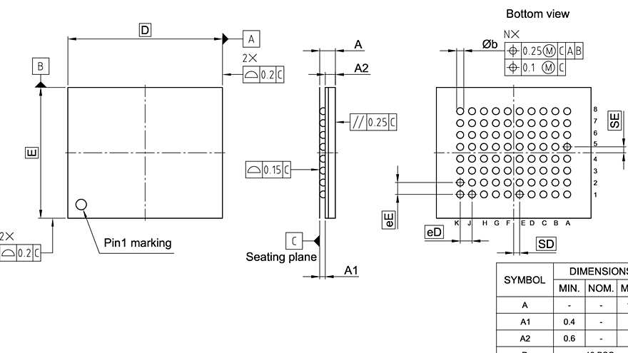 P-LFBGA-80-800_Package Outline
