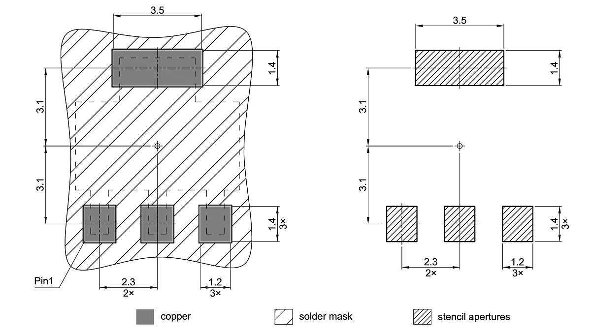 P-SOT223-4-10_Footprint Drawing