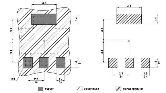 P-SOT223-4-10_Footprint Drawing