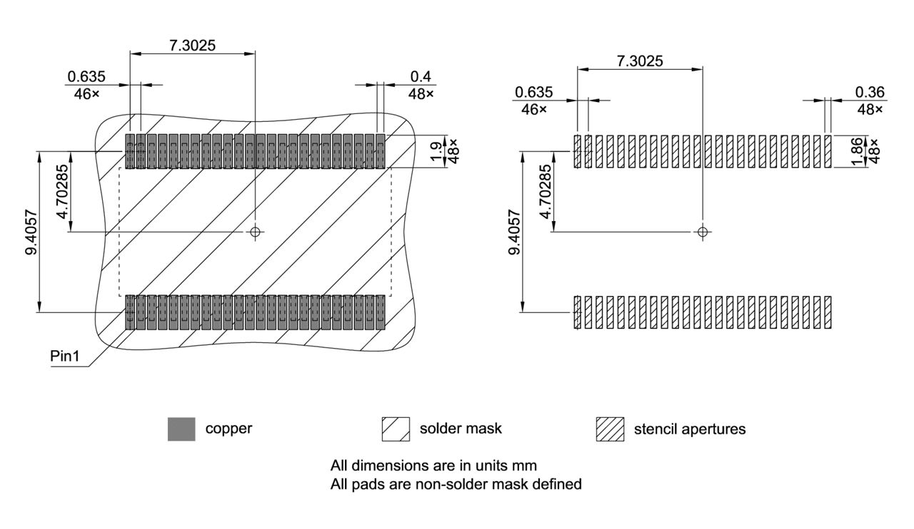 P-SSOP-48-800_Footprint Drawing