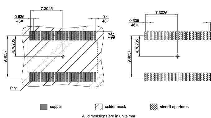 P-SSOP-48-800_Footprint Drawing